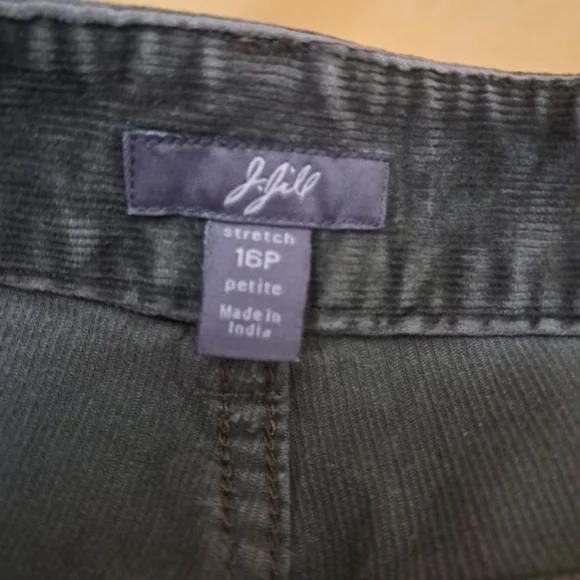 J. Jill Green Corduroy Pants - Picture 4 of 6